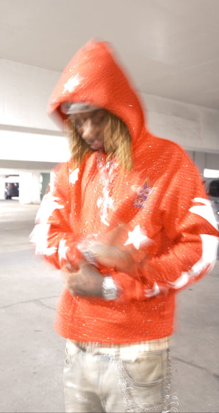 "SUPERSTAR" HOODIE - (RED)