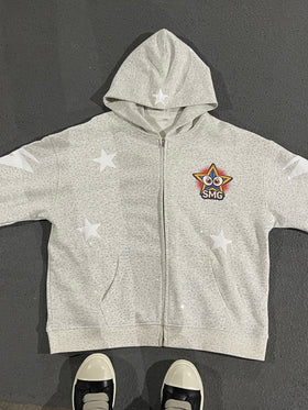 "SUPERSTAR" HOODIE - (GREY)