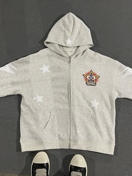 "SUPERSTAR" HOODIE - (GREY)