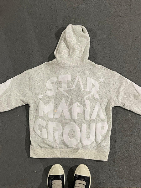 "SUPERSTAR" HOODIE - (GREY)