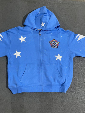 "SUPERSTAR" HOODIE - (BLUE)